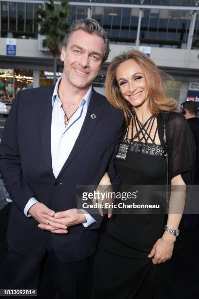 Ray Stevenson and Elisabetta Caraccia at the LA Premiere of "G.I. Joe: Retaliation" held at the TCL Chinese Theatre on Thursday, March 28, 2013 in...
