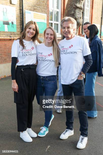 Patricia Caring, Director of The Caring Family Foundation Katie Beeching and Richard Caring attend The Caring Family Foundation's "Food from the...