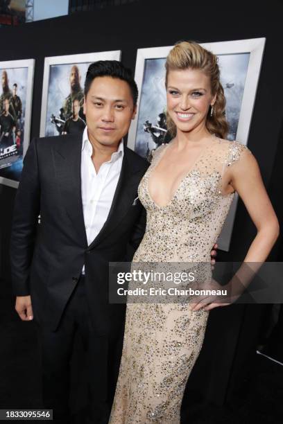 Director Jon M. Chu and Adrianne Palicki at the LA Premiere of "G.I. Joe: Retaliation" held at the TCL Chinese Theatre on Thursday, March 28, 2013 in...