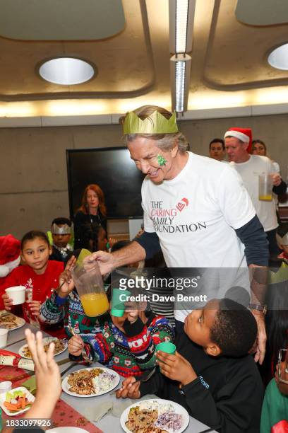 Richard Caring attends The Caring Family Foundation's "Food from the Heart" Campaign at Surrey Square Primary School with Bill's, The Ivy, Caprice...