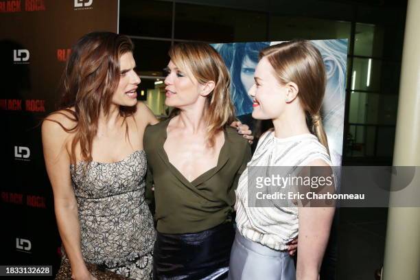 Lake Bell, Director/Producer Katie Aselton, Kate Bosworth at the LD Entertainment Special Screening of Black Rock, on Wednesday, May 2013 in Los...