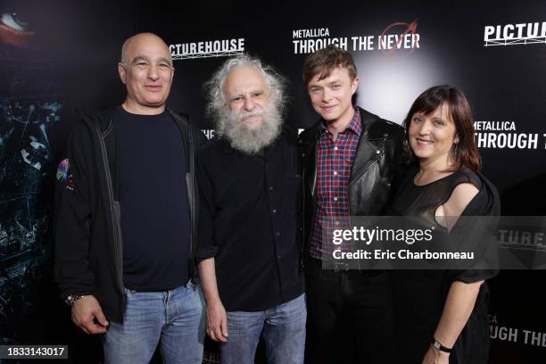 Prime's Peter Mensch, Manager Cliff Burnstein, Dane DeHaan and Producer Charlotte Huggins seen at the US Premiere of Picturehouse's 'Metallica...