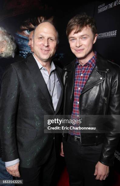 Picturehouse's Bob Berney and Dane DeHaan seen at the US Premiere of Picturehouse's 'Metallica Through The Never' at the AMC Metreon Theater in San...