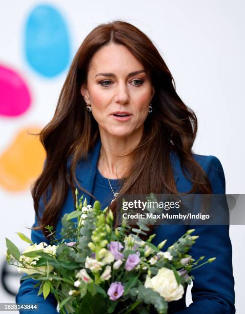 Catherine, Princess of Wales attends the opening of Evelina London's new children's day surgery unit on December 5, 2023 in London, England. Evelina...