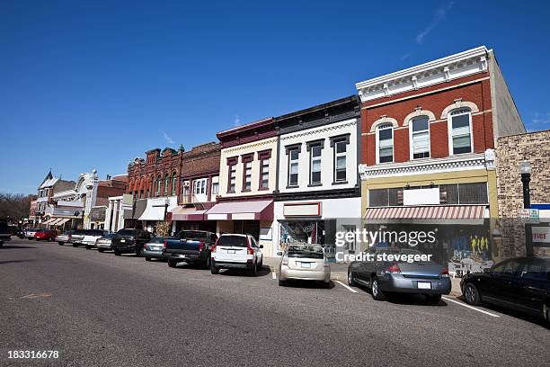 baraboo in sauk county, wisconsin - small town america stock pictures, royalty-free photos & images