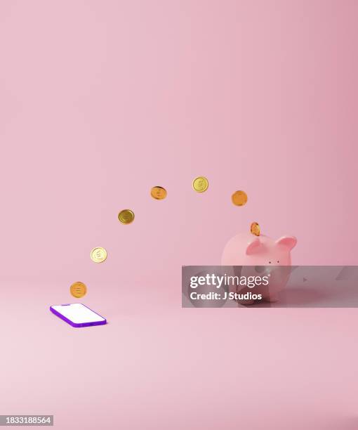 euro mobile banking concept - todas as unidades monetárias europeias imagens e fotografias de stock