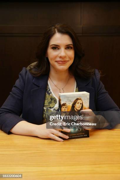 Author Stephenie Meyer at Cast of 'The Host' Book Signing and Fan Event held at The Grove, on Friday, March 2013 in Los Angeles.