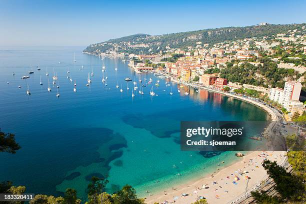 riviera di francia - costa azzurra foto e immagini stock