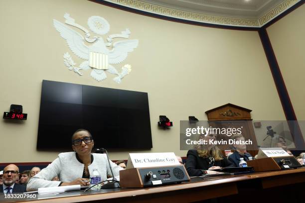 Dr. Claudine Gay, President of Harvard University, Liz Magill, President of University of Pennsylvania, Dr. Pamela Nadell, Professor of History and...