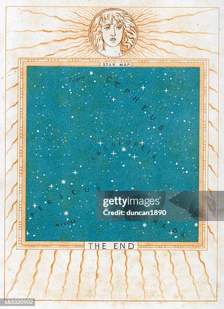 ilustraciones, imágenes clip art, dibujos animados e iconos de stock de antiguo constellation - galaxia anular