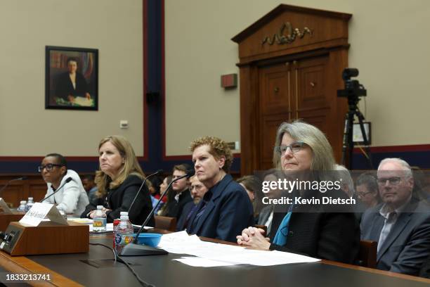 Dr. Claudine Gay, President of Harvard University, Liz Magill, President of University of Pennsylvania, Dr. Pamela Nadell, Professor of History and...