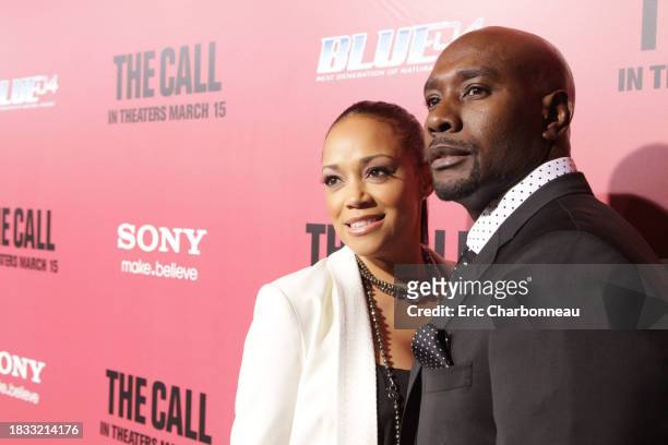 Pam Byse and Morris Chestnut at TriStar Pictures World Premiere of 'The Call', held at the ArcLight Hollywood on Tuesday, Mar. 5, 2013 in Los Angeles.