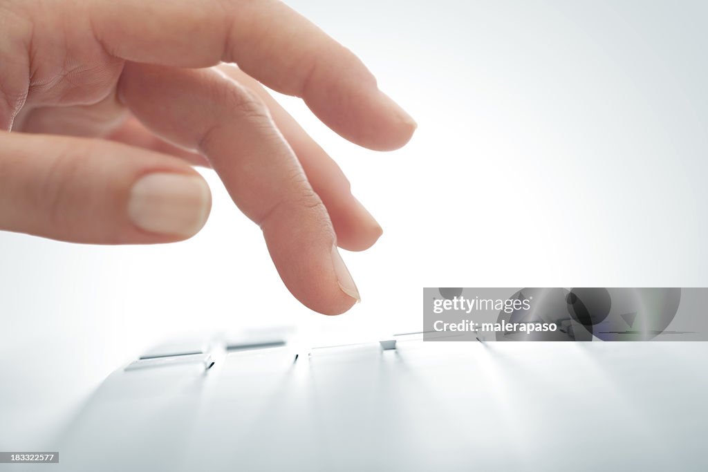 Auf computer-Tastatur