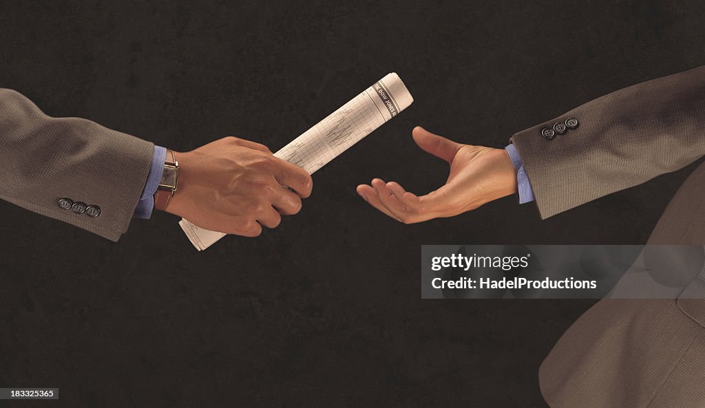 Check Hand Off Business Handoff High-Res Stock Photo - Getty Images