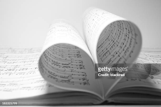 music love - sheet music stock pictures, royalty-free photos & images