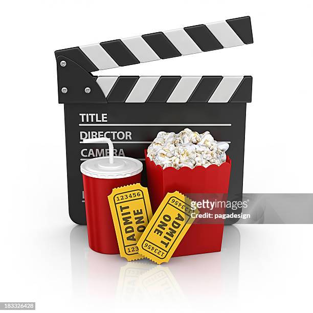 cinema set - cinema ticket stock pictures, royalty-free photos & images