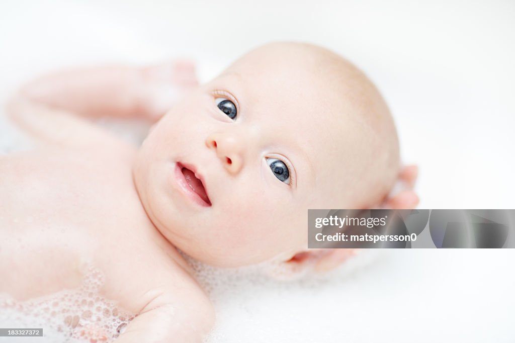 Newborn baby-bath tempo