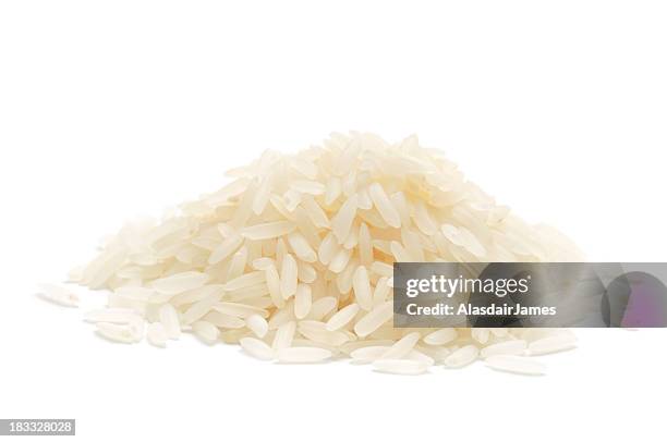 jasmine rice - rice grains stock pictures, royalty-free photos & images