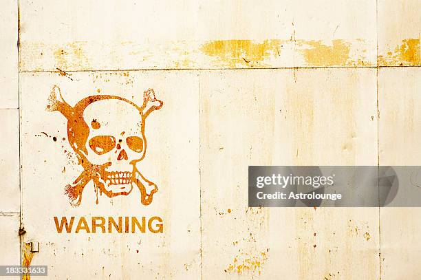 warning - stencil font stock illustrations