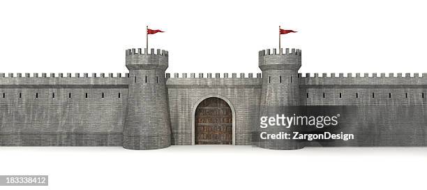 castle gate - chateau stock pictures, royalty-free photos & images