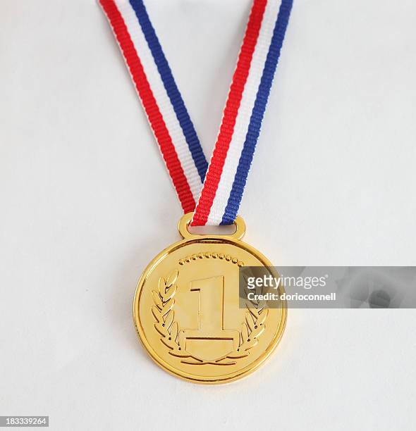 number one - golden medal stock pictures, royalty-free photos & images