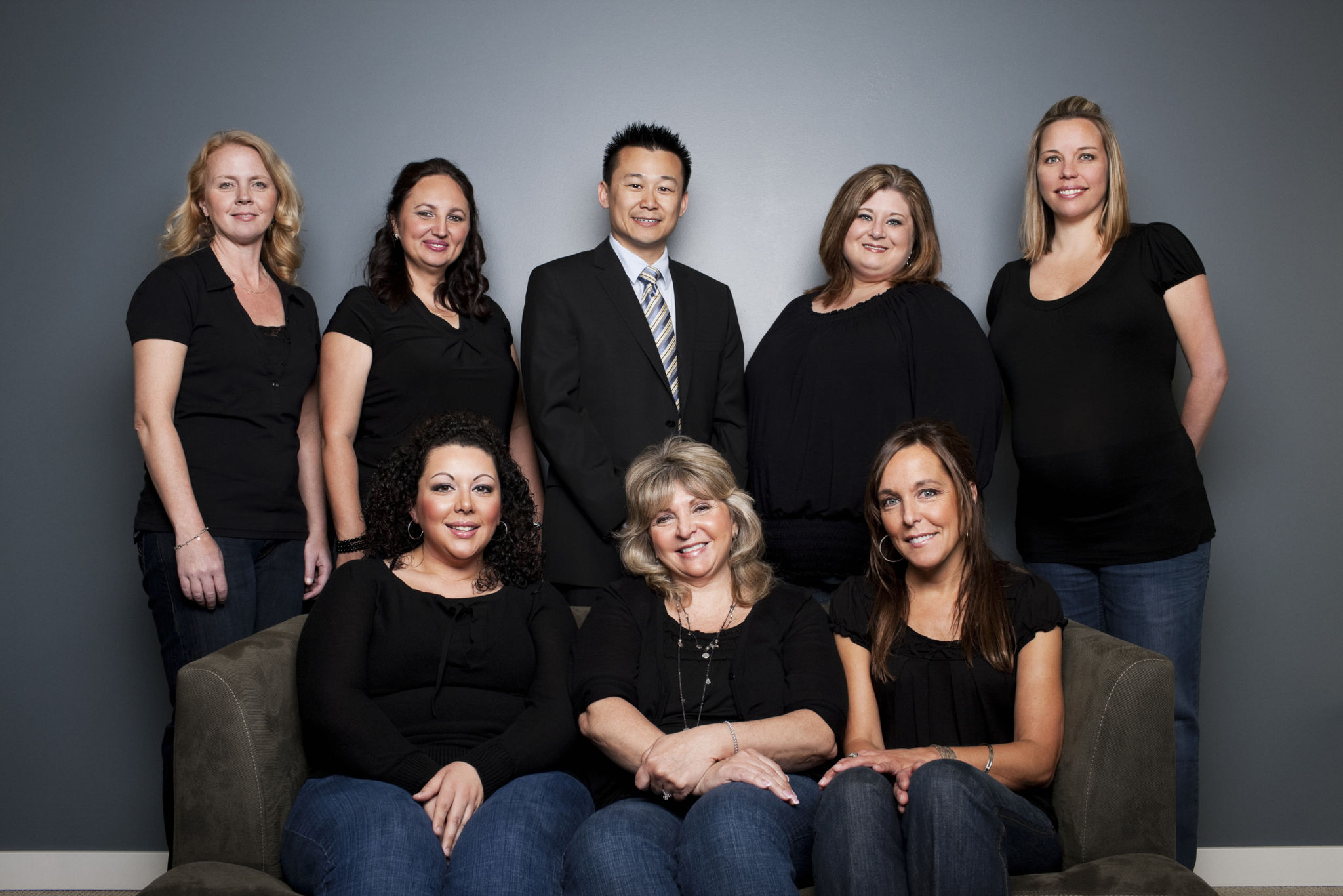 Beautiful Group of Office Coworkers, Portrait Beautiful Group of Office Coworkers, Portrait