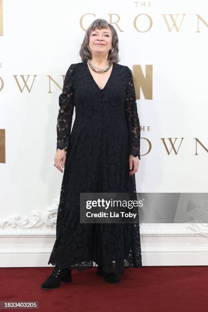 Marion Bailey attends "The Crown" Finale Celebration at The Royal Festival Hall on December 05, 2023 in London, England.