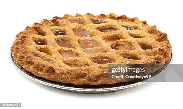 classic apple pie - apple pie stockfoto's en -beelden