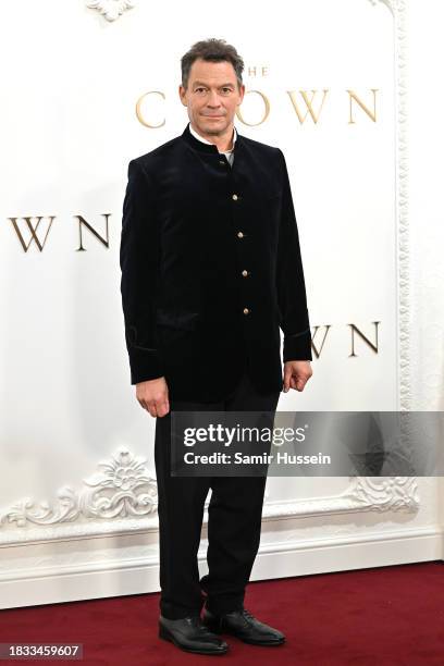 Dominic West attends "The Crown" Finale Celebration at The Royal Festival Hall on December 05, 2023 in London, England.