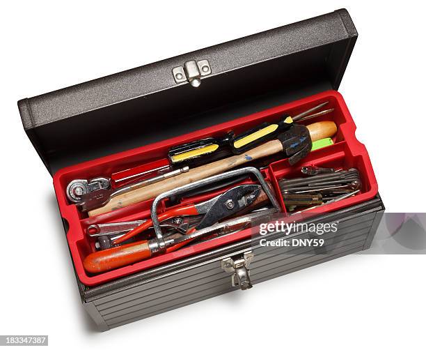 tool-box - werkzeugkasten stock-fotos und bilder