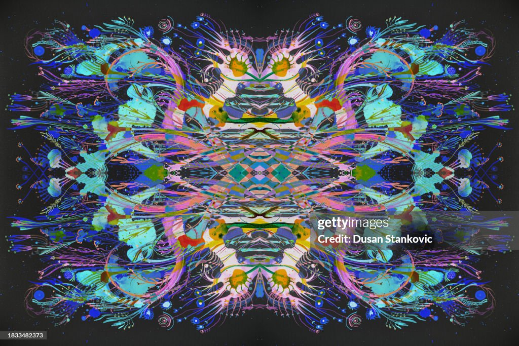 Metaverse-Pflanzen-Mandala