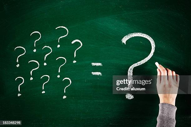 Questions Large 26 Small And Big Questions And Their Answer Stock Photos, High-Res ...