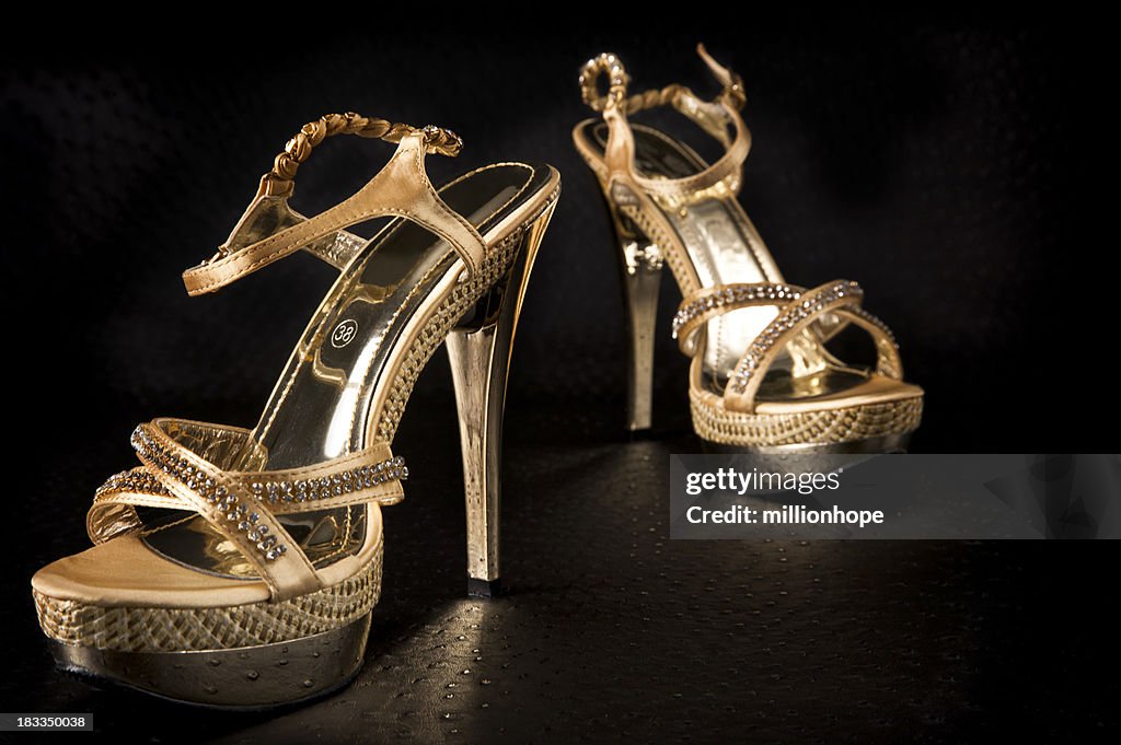 Party high heeled shoes