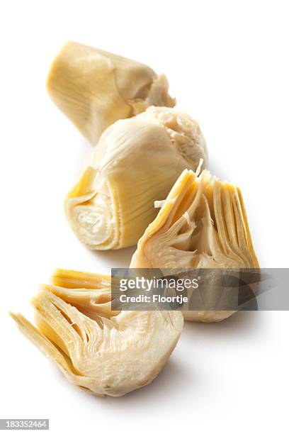 ingredients: artichoke hearts - artichoke stock pictures, royalty-free photos & images