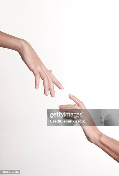 hands: creation of adam - michelangelo stock pictures, royalty-free photos & images