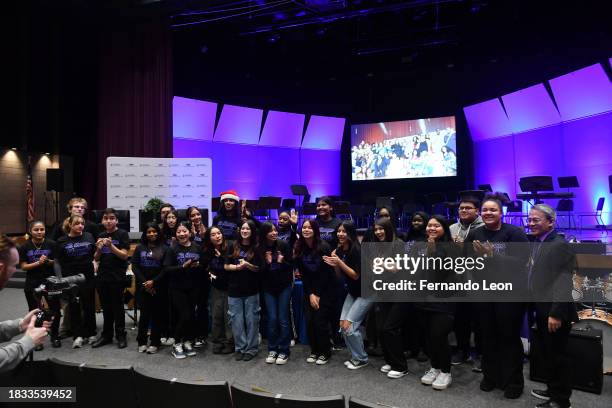 Leon Stringer Students of JC Harmon High School attend Latin GRAMMY In The Schools ...