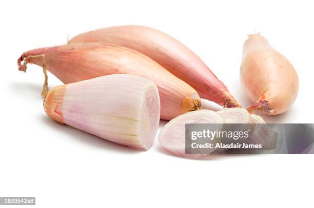 shallots - shallot stock pictures, royalty-free photos & images