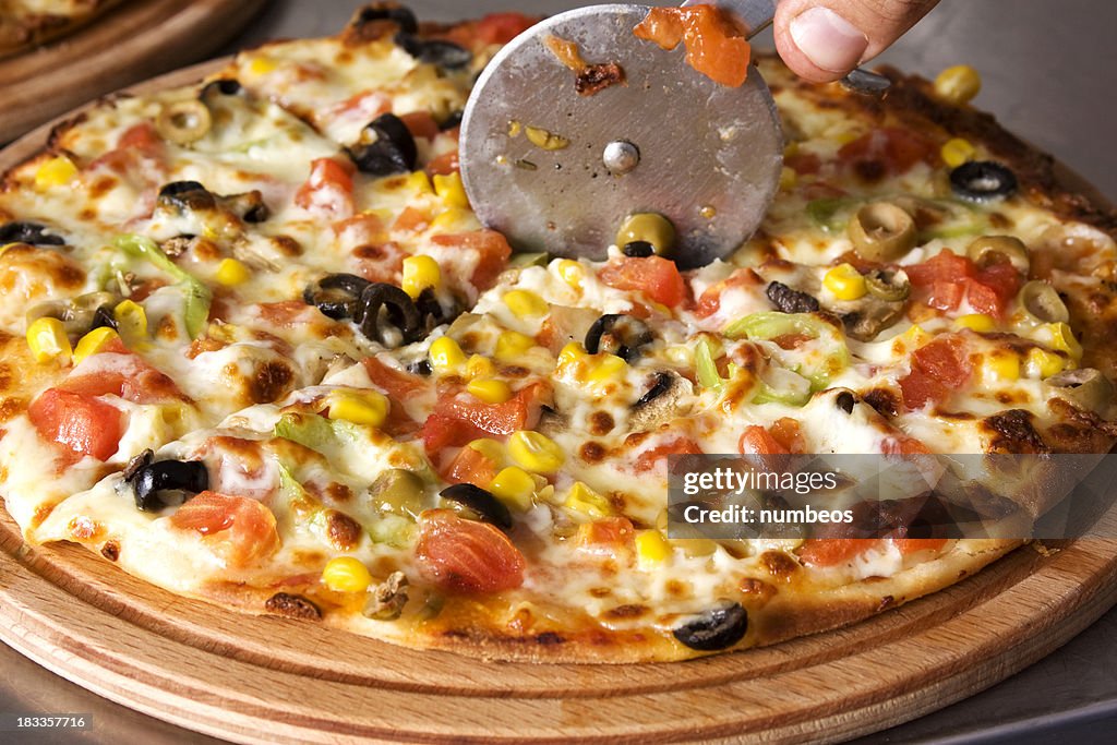 Vegetarian pizza