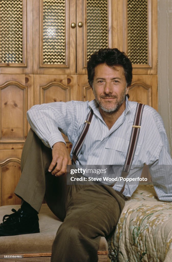 American actor Dustin Hoffman in London, England, circa 1989. Hoffman