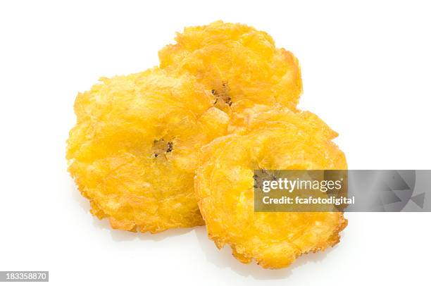 tostones - plantain stock pictures, royalty-free photos & images