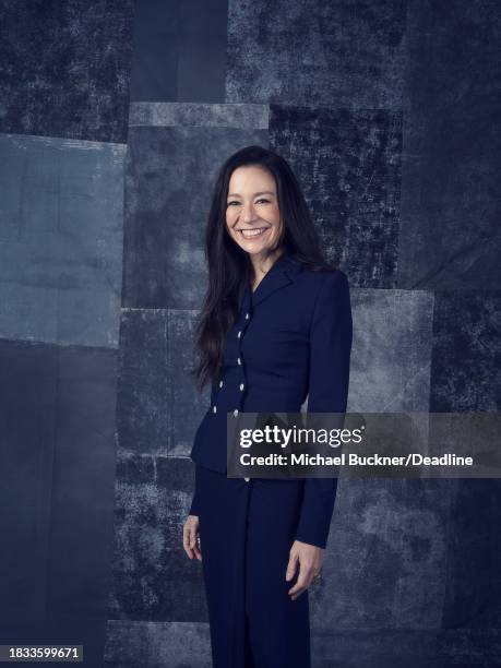 Filmmaker Elizabeth Chai Vasarhelyi is photographed for Deadline Magazine on November 18, 2023 at the Directors Guild of America in Los Angeles,...