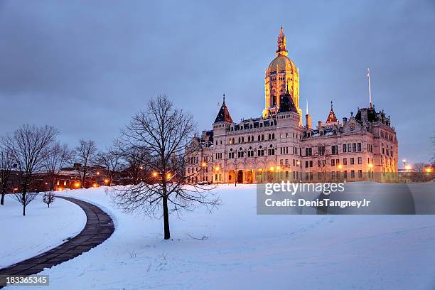 connecticut state capitol - connecticut stockfoto's en -beelden