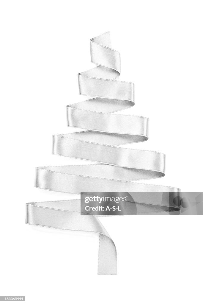 Ribbon christmas tree