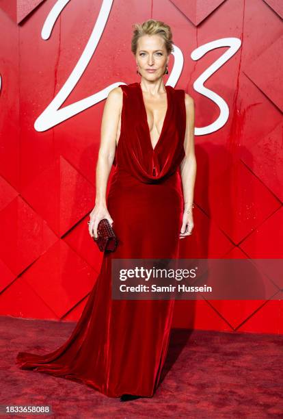 Gillian Anderson attends The Fashion Awards 2023 presented by Pandora at the Royal Albert Hall on December 04, 2023 in London, England.