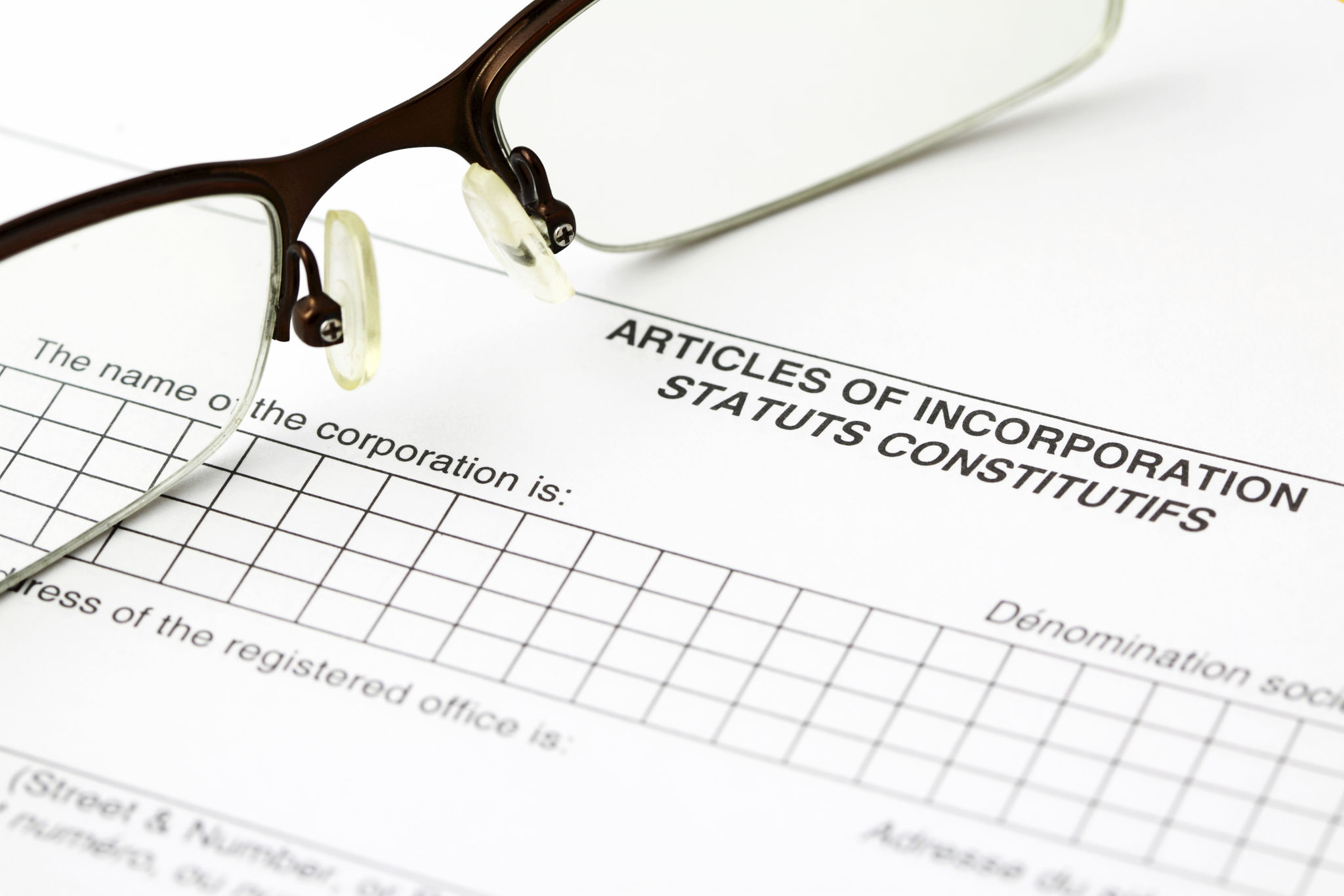 Articles of Incorporation Articles of Incorporation