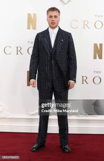 Ed McVey attends "The Crown" Finale Celebration at The Royal Festival Hall on December 05, 2023 in London, England.