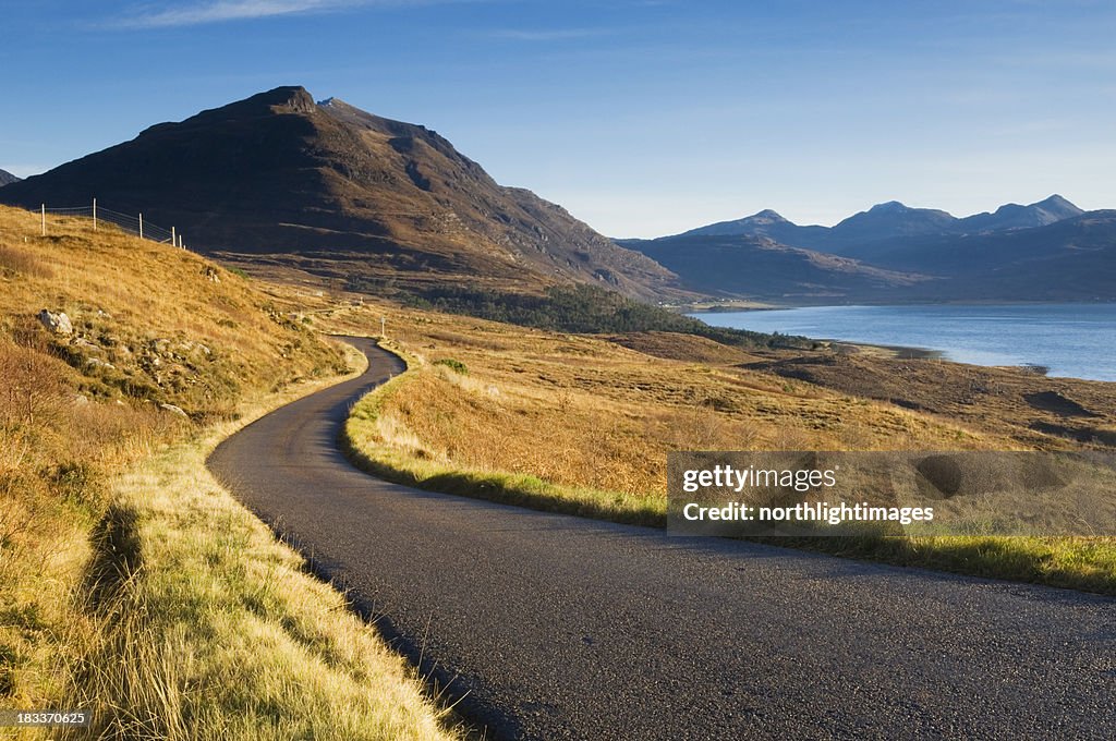 Remote Scottish road