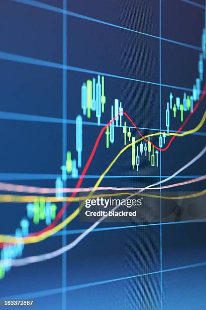 digitale stock-tabelle - trading screen stock-fotos und bilder