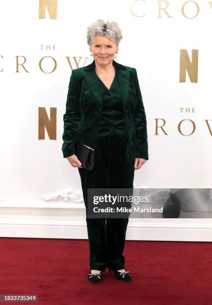 Imelda Staunton attends "The Crown" Finale Celebration at The Royal Festival Hall on December 05, 2023 in London, England.