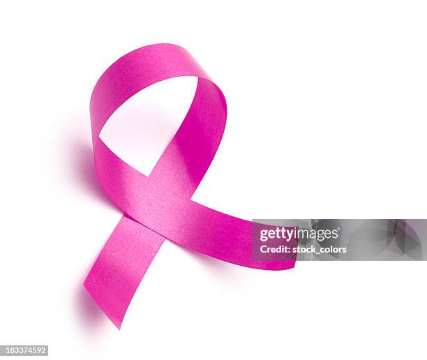 pink ribbon - cancer ribbon stock-fotos und bilder